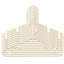 Penderie portative autoportante pour vêtements, garde-robe de chambre blanche, 4 et tringle, blanc, style moderne