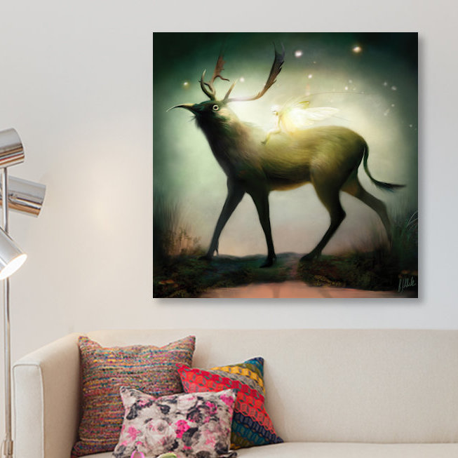 « fantaisiste », impression sur toile, H 12 po x l 12 po x P 1,5 po