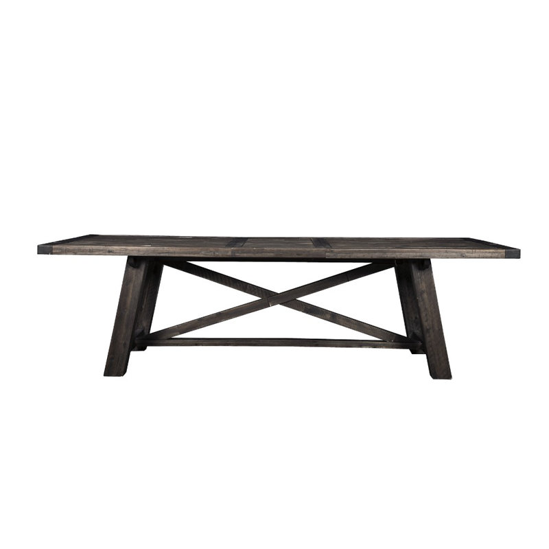 Lineberry Extendable Acacia Solid Wood Dining Table