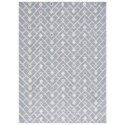 Tapis lavable Artavious 230 en gris / multicolore