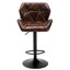 Tabouret de bar rotatif à hauteur réglable Massenburg (ensemble de 2)-1444331573