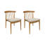Chantilly 47cm H Polyester Blend Upholstered Slat Back Parsons Chair-70242742