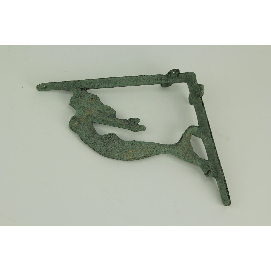 Chesley Metal Bracket Shelf (Set of 2) Longshore Tides 