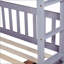 Full Over Full Rubber Wood Bunk Bed With 2 Drawers-65198158