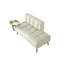 Causeuse de canapé 54 po en velours capitonné avec table d'appoint-306988189