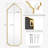 Lilith Metal Full Length Leaner Mirror-87144386-101929824