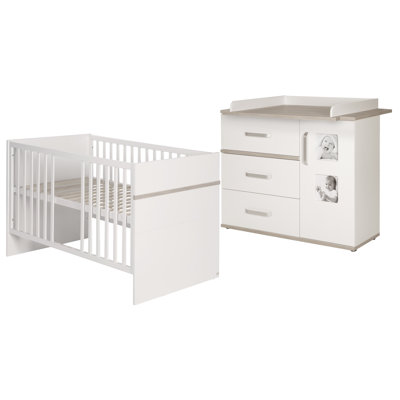 Moritz Standard Cot 2-Piece Nursery Furniture Set