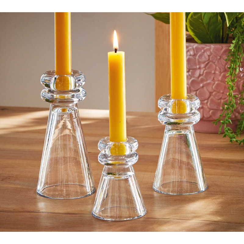 Porte-bougie Orb Taper, H 4,75 po x l 3 po x P 3 po