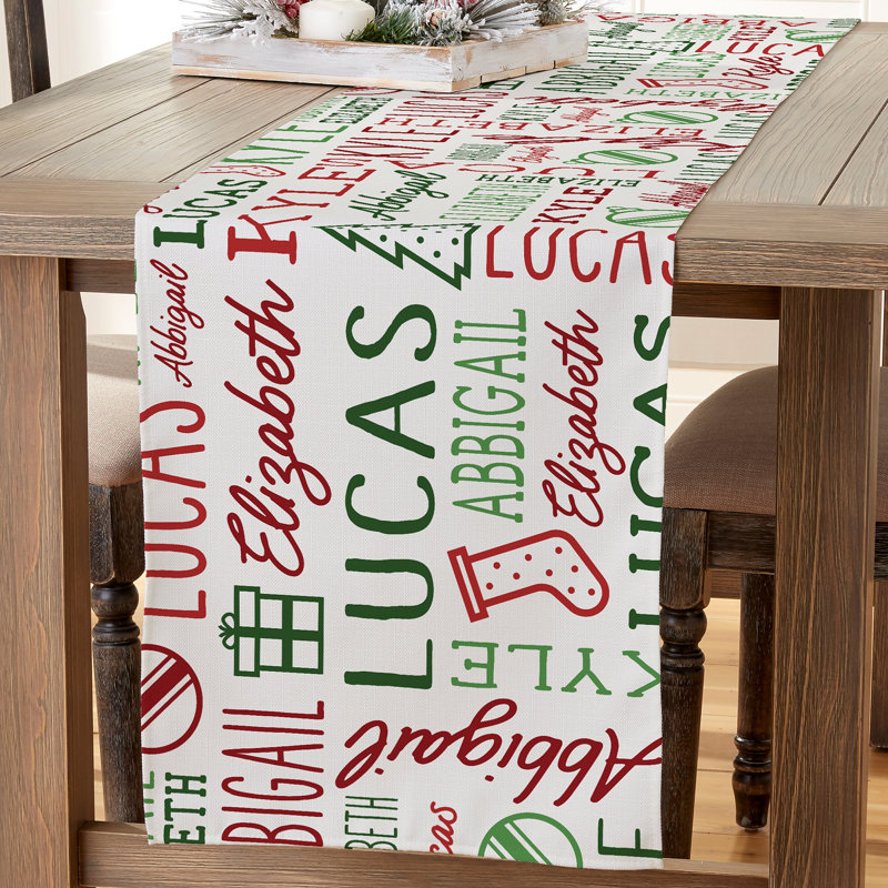 Chemin de table Holiday, L 96 po x l 16 po, Oui