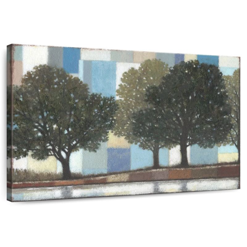 Patchwork Grove, 24" H x 36" W