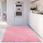 Myshaggy Collection Rugs Solid Design in Pink-1397552539
