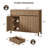 Allete Fluted 2-Drawer And 3-Door Sideboard With Adjustable Shelves-910206914-910705296