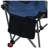 C358 Collection 20.9" W x 44.9" D x 35.4" H Three-Level Adjustable Reclining Folding Camping Chair