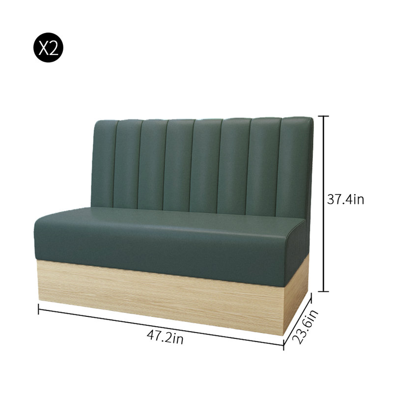 Élégant banc de bar-restaurant