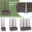 Lit de jardin surélevé l 32 "avec trous de drainage Sarha 