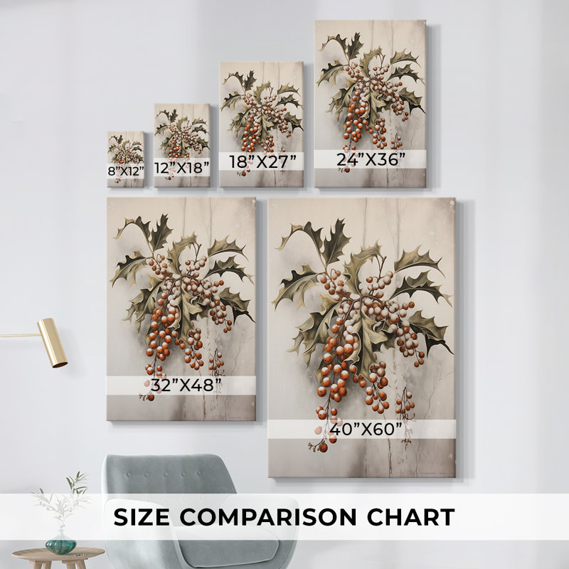 Art des Fêtes de Noël - Toile tendue avec châssis DCLxxxl, H 27 po x l 18 po