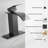 Waterfall Low-Arc Single Hole Bathroom Faucet-106884806
