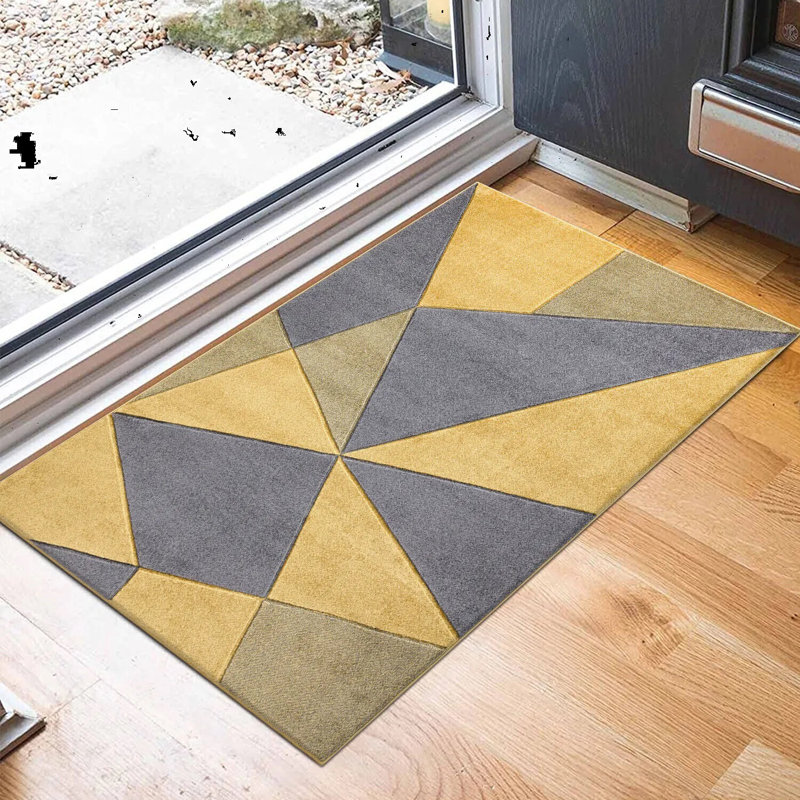 Weslyn Indoor Doormat, Ochre