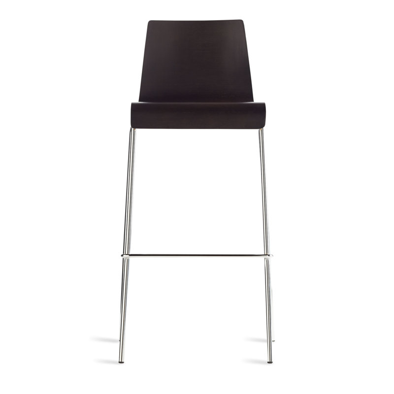 Full Back Bar & Counter Stool, Graphite Oak, Bar Stool (30.4" Seat Height)