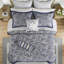 Ensemble de couette 12 pièces King bleu marine, draps doux 100 % coton, couette élégante à motif cachemire, 2 taies d'oreiller carrées, coussins décoratifs, cache-sommier inclus. Magnifique motif.