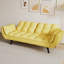 57 po jaune pour la chambre à coucher et le salon, deux, rembourré d'éponge, poids de 73,22 lb, bois massif et cadre de table artificiel 57 po, petits espaces confortables, mélange, rembourrage, postures réglables, séduisant-133044545