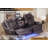 Tayeba Diamond Faux Leather Reclining Sofa-106485171