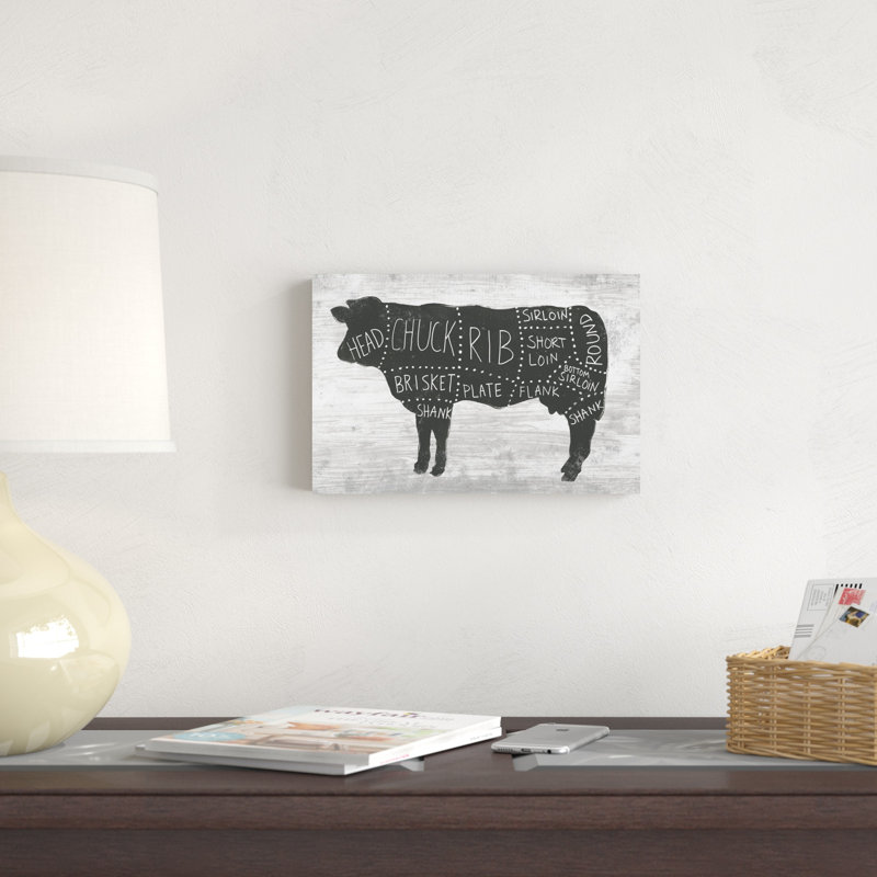 Farmhouse Butcher II, H 8 po x l 12 po x P 1,25 po