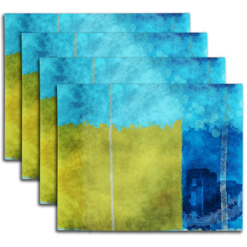 Delali Polyester Abstract Placemat