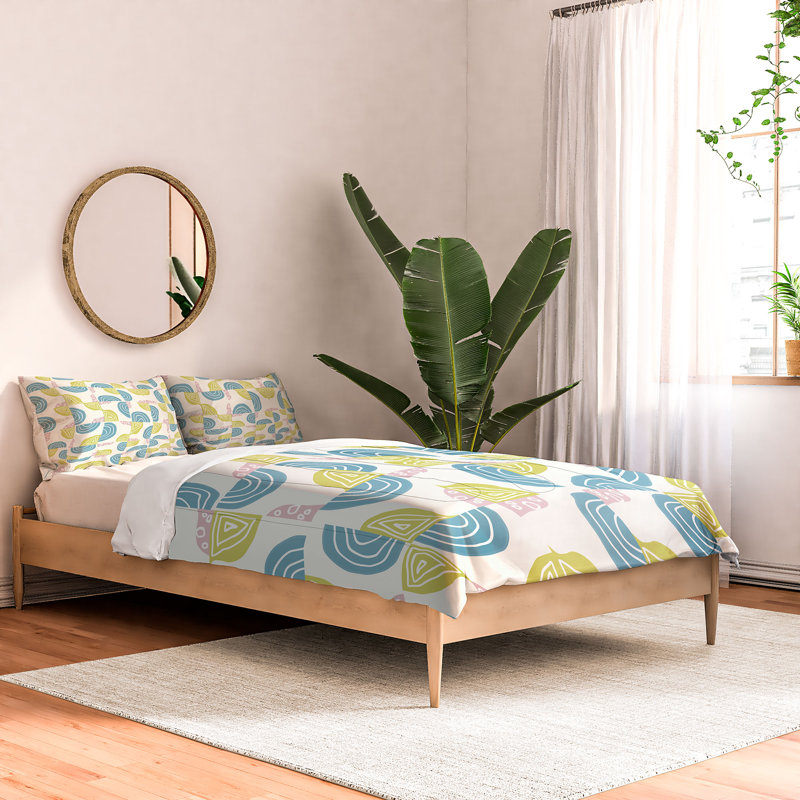 Mirimo Cotton Channel Geometric Shapes Comforter, Full Comforter +  2 Standard Shams