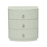 Chantel 3 Drawer Nightstand White