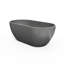 Baignoire autoportante ergonomique à surface solide pour salles de bain modernes