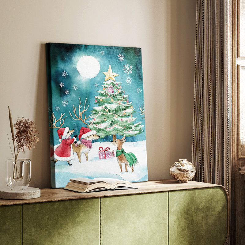 Fêtes de Noël, art DCCLXIV - galerie Cavas sur mesure, H 48 po x l 32 po