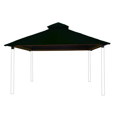 Roof Framing And Mounting 12 Ft. W x 12 Ft. D Solid Wood Gazebo