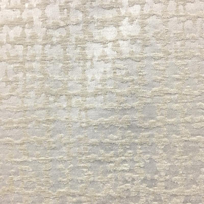 Tissu damon | Tissu en chenille deux tons | Couleur ivoire