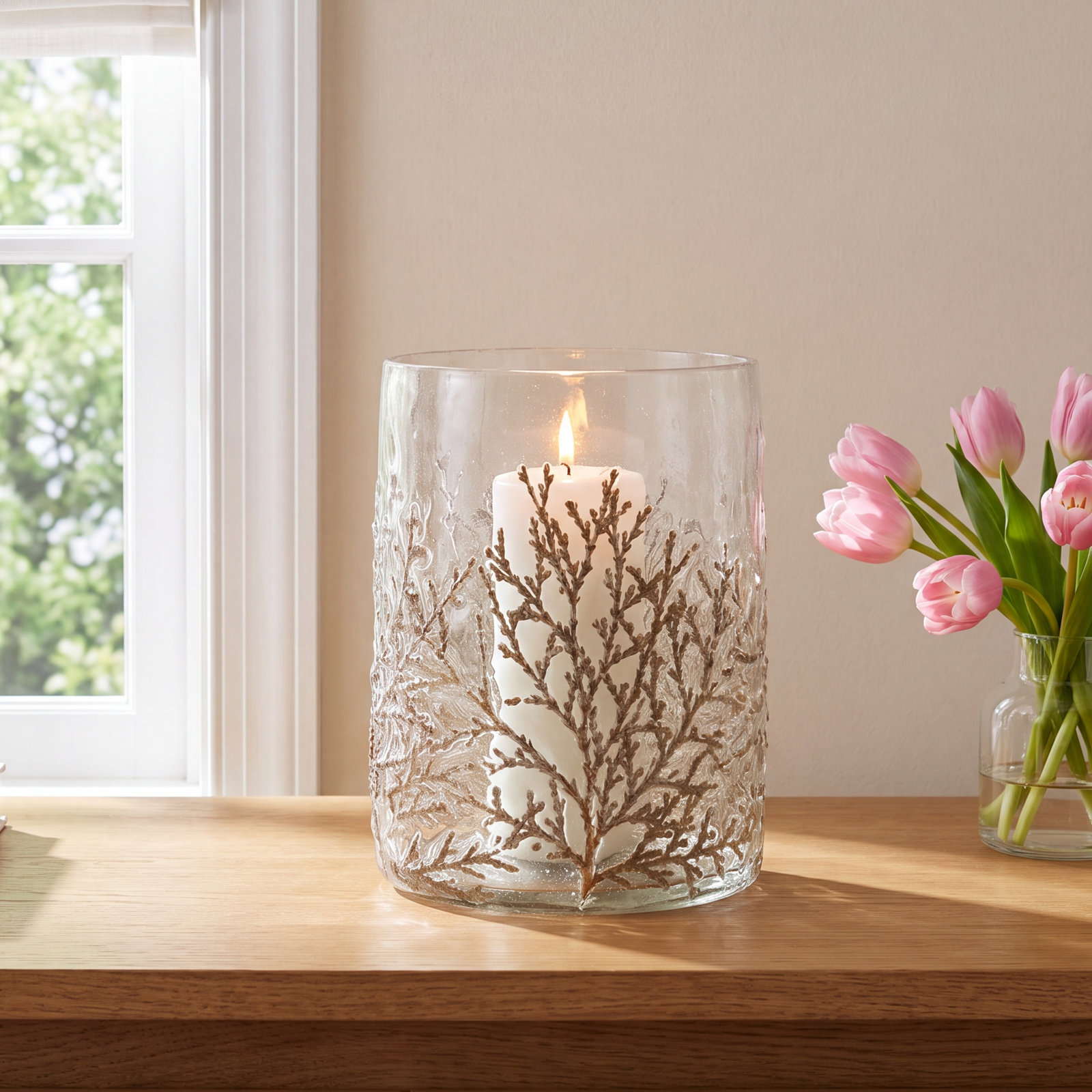 Glass Votive Candle Holder
