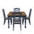 Thornbury Navy 5PC Dining Set-1651592362-1651592363
