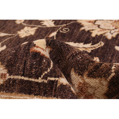 Tapis unique en laine 6 pi 5 po x 9 pi 10 po années 1990