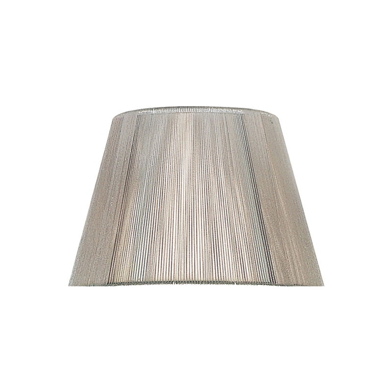 20cm H Linen Empire Lamp Shade ( Clip On ), Silver Grey