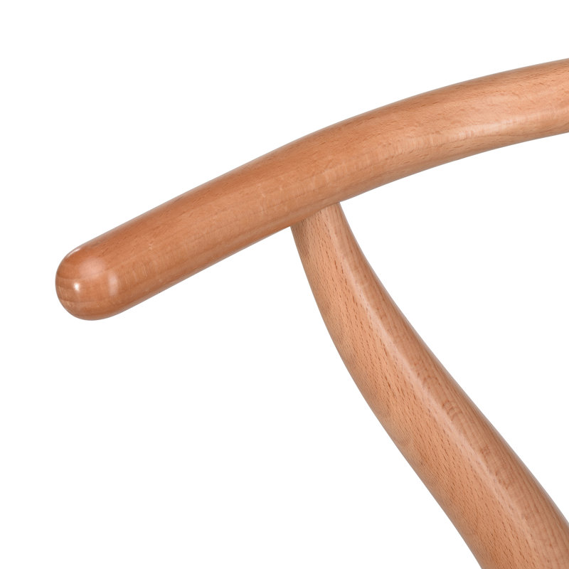 Chaise en bois massif Soliel, Naturel / Beige