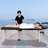 83.9" Rectangular Adjustable Portable Folding Table-1114425652