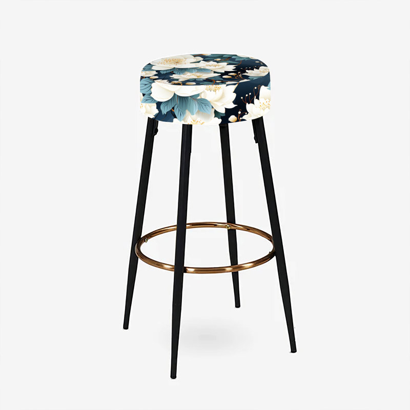 Ensemble de 2 tabourets de bar Tranquil Peony