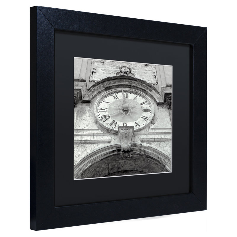 Alan Blaustein «Il Grande Ororlogio I», reproduction de photo encadrée, H 11 po x l 14 po x P 0,5 po, Noir