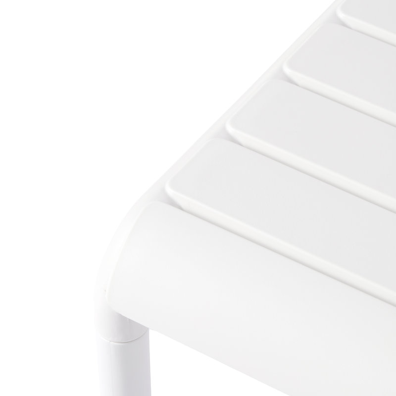 Table d'appoint Delron, Blanc