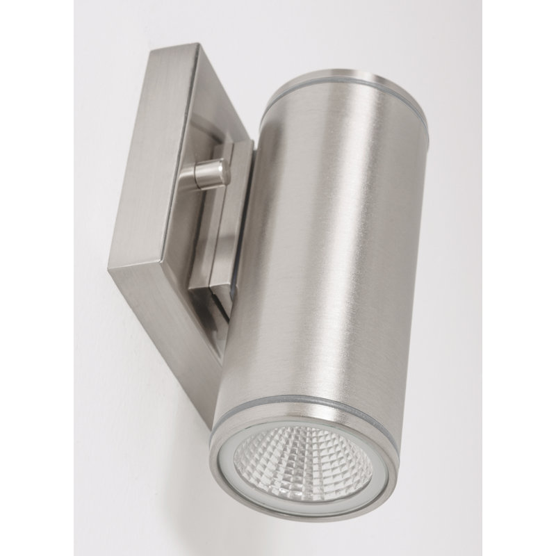 Geddies Aluminum LED Wall Light, Satin Nickel