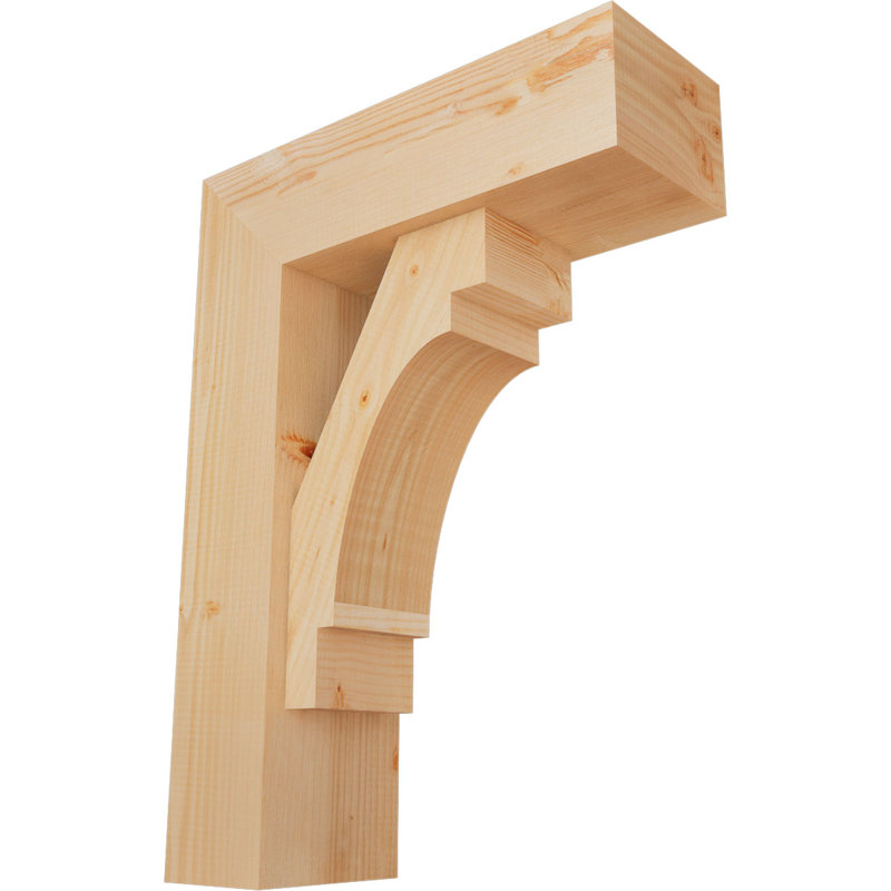 Support Merced Block avec support décalé, 30 x 22, Sapin Douglas de l 7 1/2 (lisse)