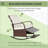 Outdoor Rocking Rattan Recliner,Rocker Chair-982442705