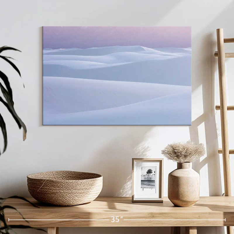 Alvord Sand Dunes In White Sands, 24" H x 36" W