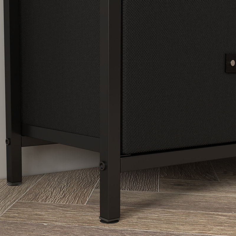 98.8cm W 2 - Drawer Chest of Drawers, Grey