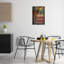 Cadre flottant rétro cognac et paon, design par Marcus Jules-620290528-620290543