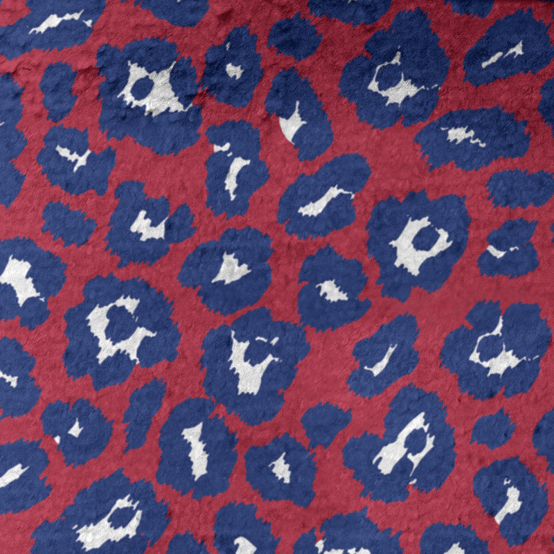 Lucida Bath Towel, Microfiber, Red/White/Dark Blue